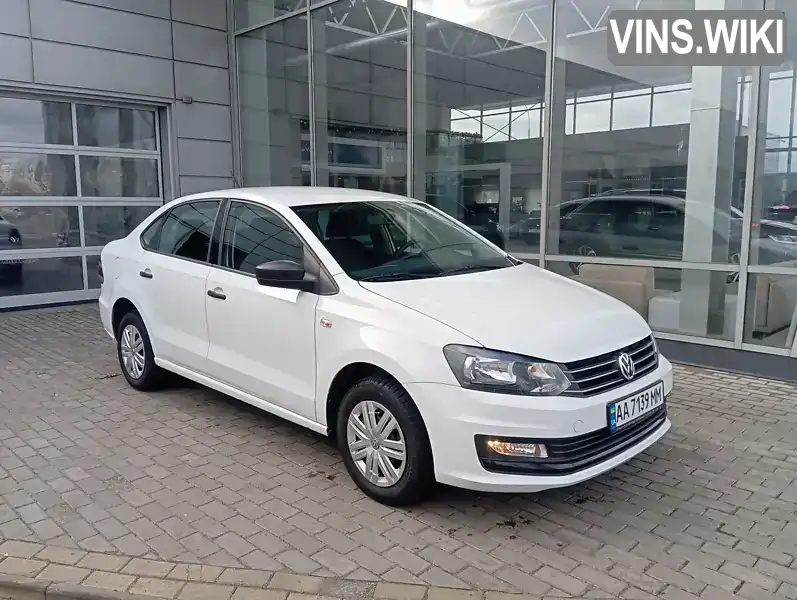 Седан Volkswagen Polo 2019 1.6 л. Ручна / Механіка обл. Київська, Київ - Фото 1/21