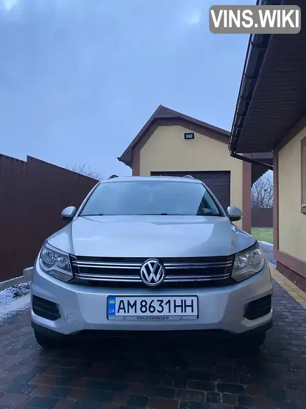 Позашляховик / Кросовер Volkswagen Tiguan 2015 1.97 л. обл. Житомирська, Бердичів - Фото 1/21