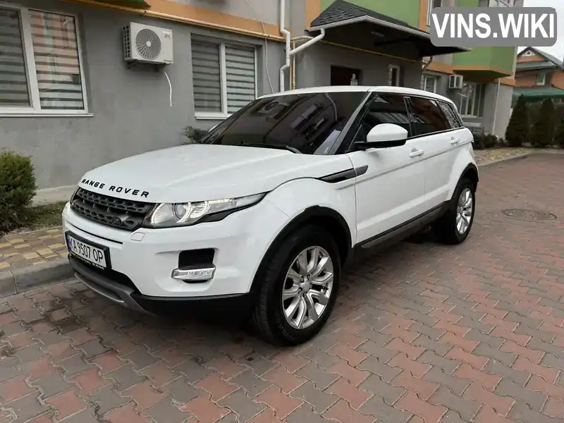 Позашляховик / Кросовер Land Rover Range Rover Evoque 2014 2.18 л. Автомат обл. Київська, Київ - Фото 1/21