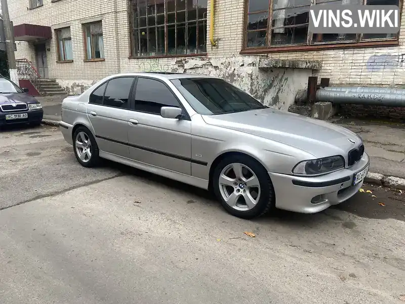 Седан BMW 5 Series 2002 3 л. Автомат обл. Волынская, Нововолынск - Фото 1/12