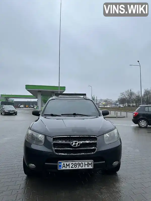 Позашляховик / Кросовер Hyundai Santa FE 2006 2.2 л. Автомат обл. Житомирська, Житомир - Фото 1/18