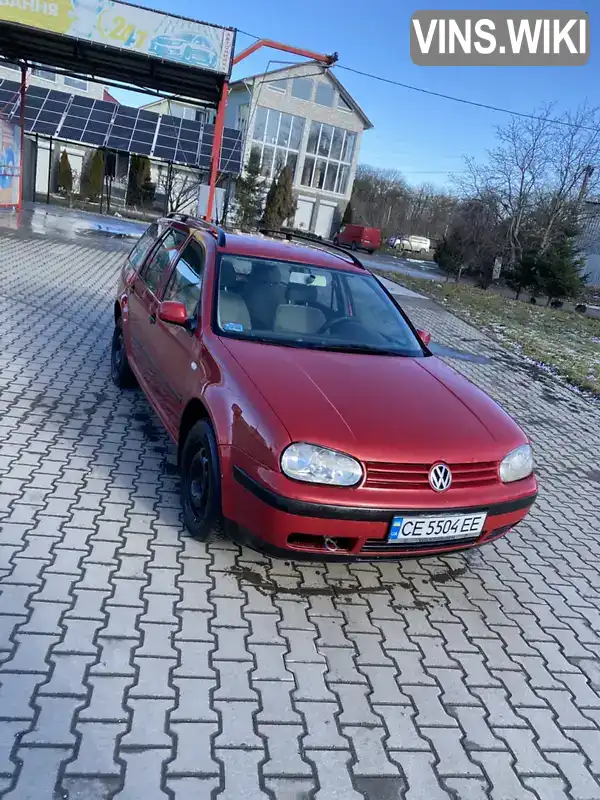 Універсал Volkswagen Golf 2001 1.9 л. Ручна / Механіка обл. Чернівецька, Чернівці - Фото 1/14