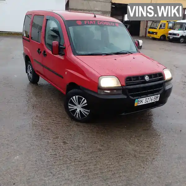 Мінівен Fiat Doblo 2001 null_content л. обл. Рівненська, Здолбунів - Фото 1/10