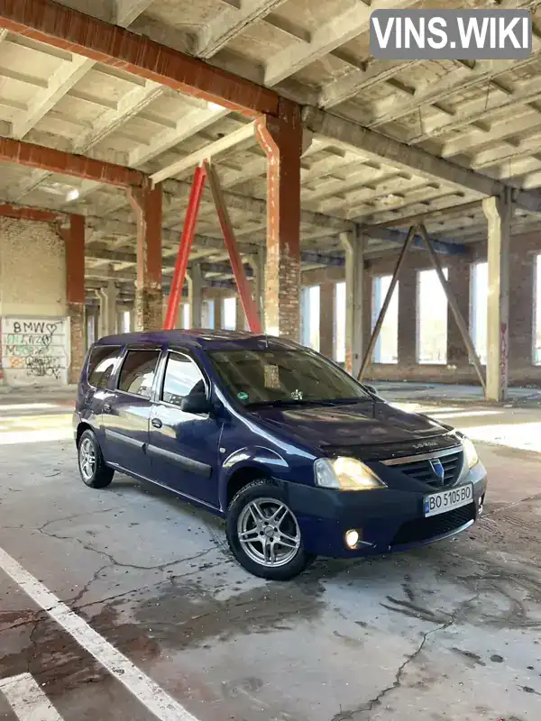 Седан Dacia Logan 2007 1.6 л. Ручная / Механика обл. Тернопольская, Тернополь - Фото 1/21