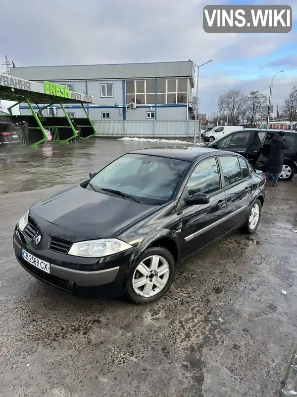 Седан Renault Megane 2003 1.6 л. Ручная / Механика обл. Черниговская, Чернигов - Фото 1/8