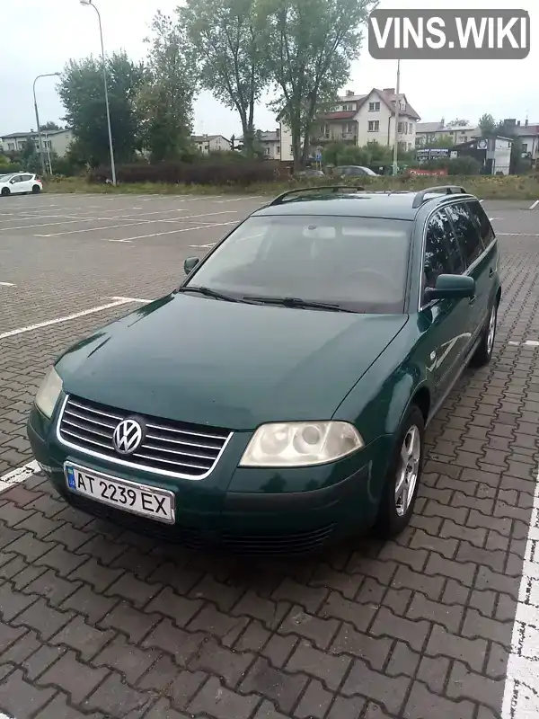 Універсал Volkswagen Passat 2003 1.9 л. Ручна / Механіка обл. Івано-Франківська, Івано-Франківськ - Фото 1/15