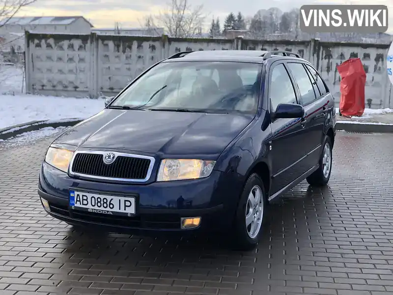 Універсал Skoda Fabia 2001 1.39 л. Ручна / Механіка обл. Вінницька, Вінниця - Фото 1/21