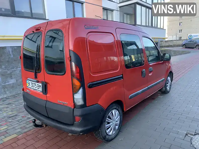 VF1FC0EAF20094611 Renault Kangoo 1999 Минивэн 1.9 л. Фото 4