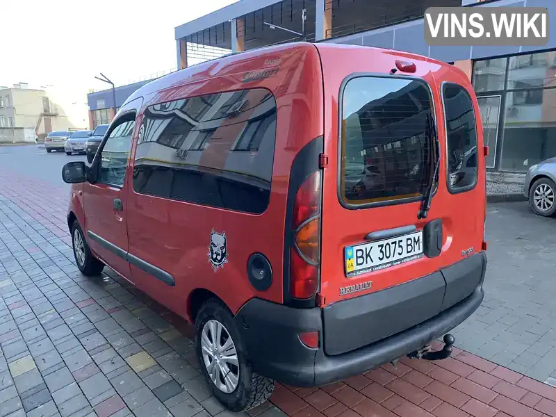 VF1FC0EAF20094611 Renault Kangoo 1999 Минивэн 1.9 л. Фото 6