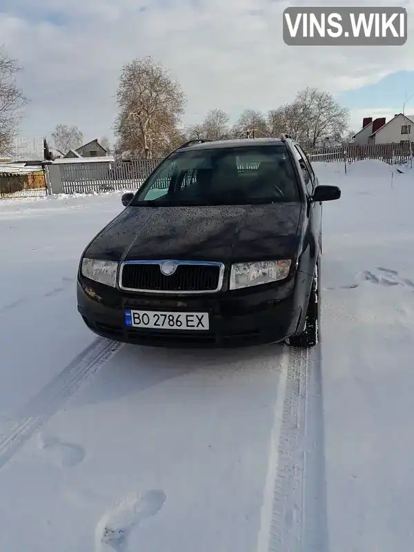 Универсал Skoda Fabia 2003 1.39 л. Ручная / Механика обл. Тернопольская, Збараж - Фото 1/21