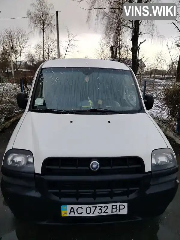 Мінівен Fiat Doblo 2004 1.24 л. Ручна / Механіка обл. Волинська, Горохів - Фото 1/10