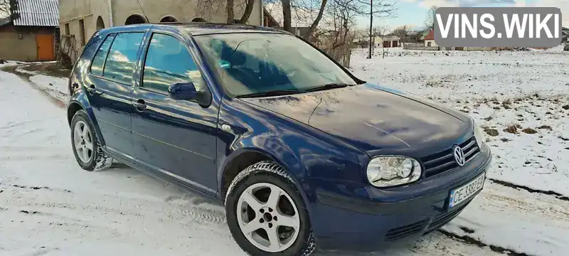 Хэтчбек Volkswagen Golf 2001 1.39 л. Ручная / Механика обл. Черновицкая, Берегомет - Фото 1/21