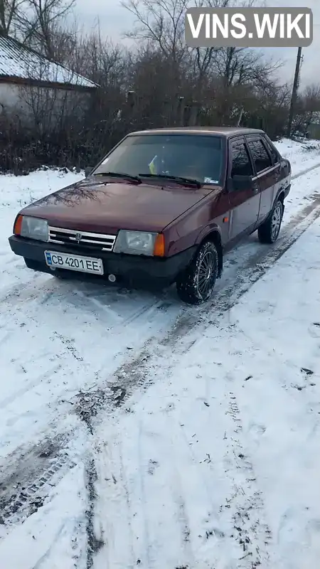 Седан ВАЗ / Lada 21099 2007 1.6 л. Ручна / Механіка обл. Чернігівська, Борзна - Фото 1/14