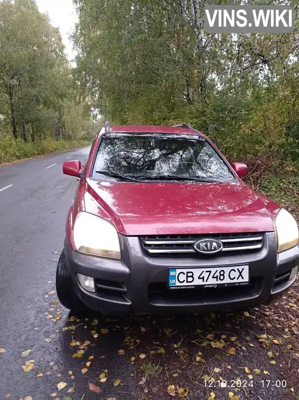 Внедорожник / Кроссовер Kia Sportage 2005 1.99 л. Автомат обл. Черниговская, Мена - Фото 1/21