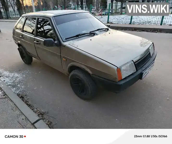 Хэтчбек ВАЗ / Lada 2109 2001 1.5 л. Ручная / Механика обл. Житомирская, Житомир - Фото 1/5