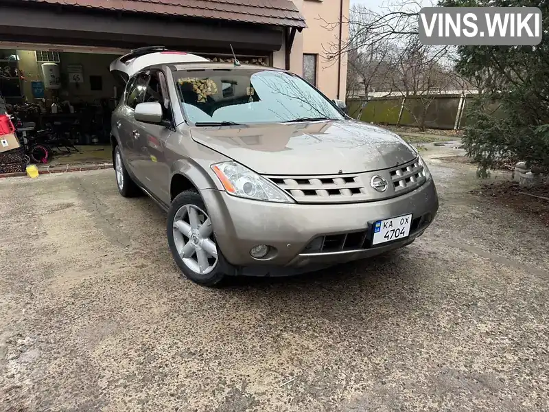 Позашляховик / Кросовер Nissan Murano 2003 3.5 л. Варіатор обл. Київська, Київ - Фото 1/4