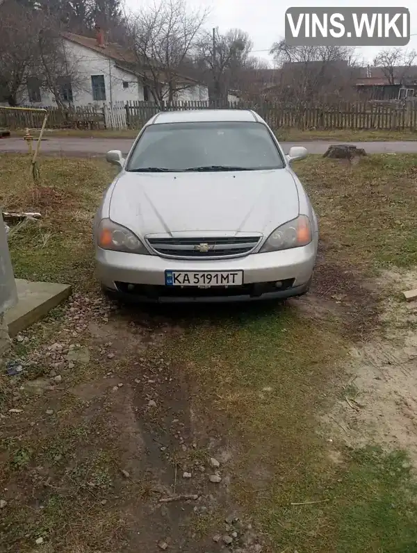 Седан Chevrolet Evanda 2006 2 л. Автомат обл. Київська, location.city.kriukivshchyna - Фото 1/21