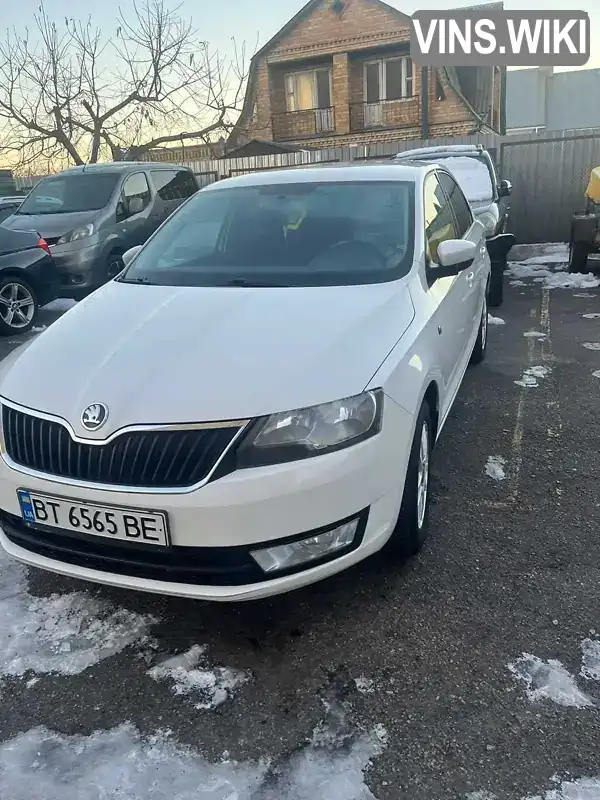 Y6UAL2NH1EB102165 Skoda Rapid 2013 Ліфтбек 1.6 л. Фото 7