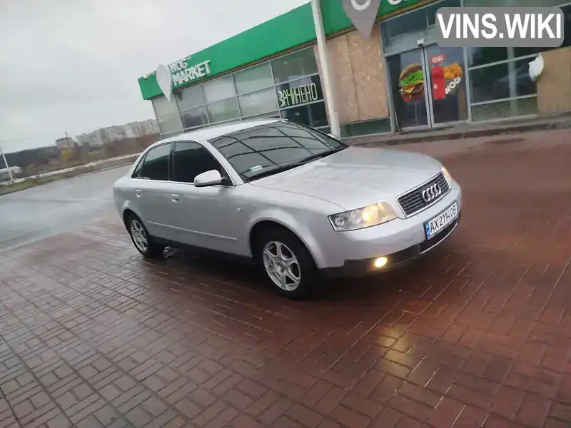 Седан Audi A4 2000 1.98 л. Ручная / Механика обл. Харьковская, Харьков - Фото 1/9