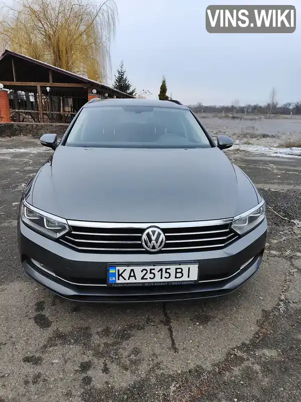 Универсал Volkswagen Passat 2016 1.6 л. Автомат обл. Черкасская, Черкассы - Фото 1/21