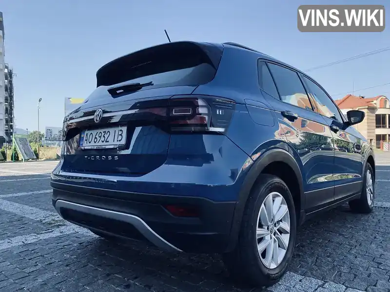 Позашляховик / Кросовер Volkswagen T-Cross 2019 1 л. Ручна / Механіка обл. Закарпатська, Хуст - Фото 1/15