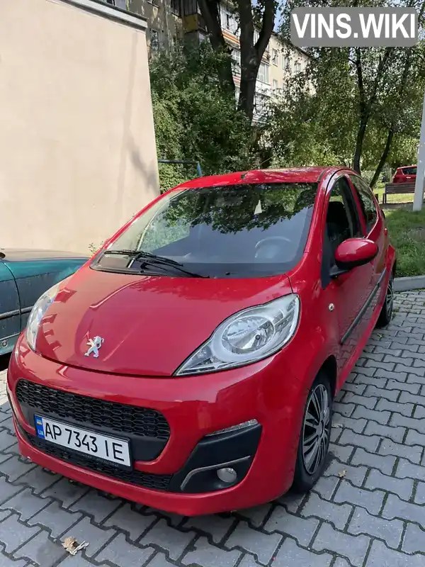 Хетчбек Peugeot 107 2012 1 л. Автомат обл. Івано-Франківська, Івано-Франківськ - Фото 1/8