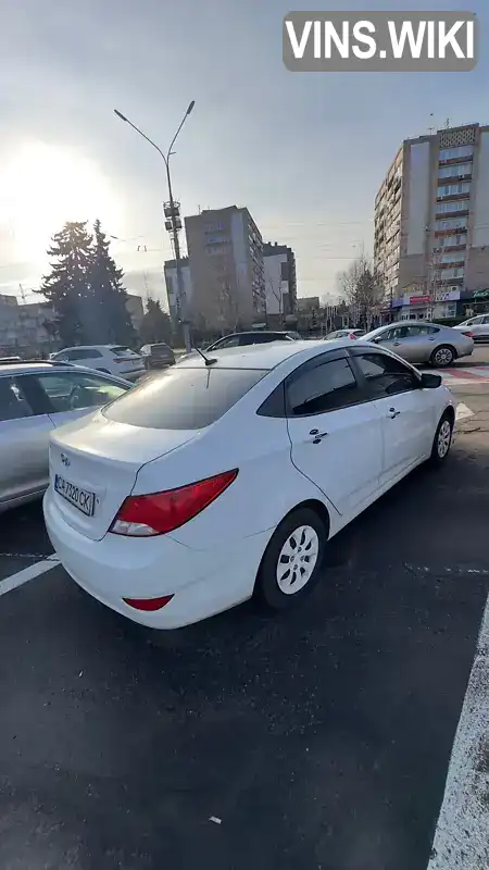 Седан Hyundai Accent 2016 1.6 л. Автомат обл. Черкаська, Черкаси - Фото 1/21