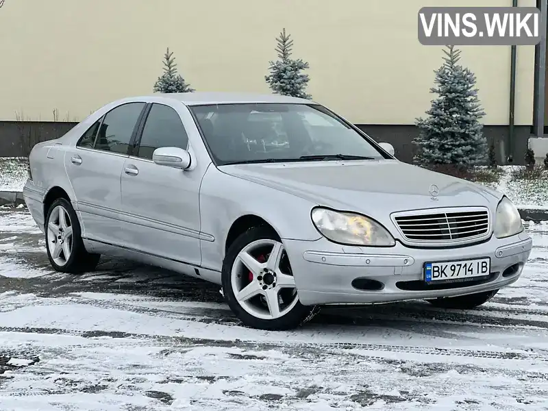 Седан Mercedes-Benz S-Class 2000 3.22 л. Автомат обл. Рівненська, Рівне - Фото 1/21