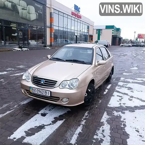 Седан Geely CK-2 2012 1.5 л. Ручна / Механіка обл. Хмельницька, Хмельницький - Фото 1/19