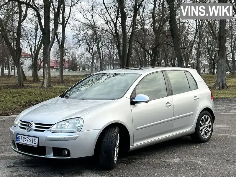 Хэтчбек Volkswagen Golf 2006 1.6 л. Ручная / Механика обл. Полтавская, Гадяч - Фото 1/9