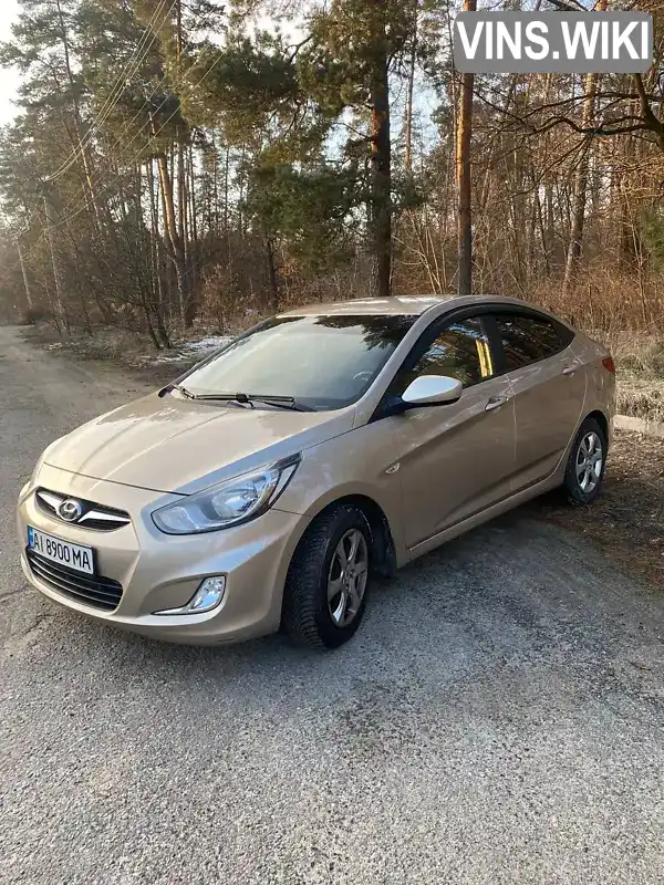 Седан Hyundai Accent 2013 1.4 л. Ручная / Механика обл. Киевская, Киев - Фото 1/21