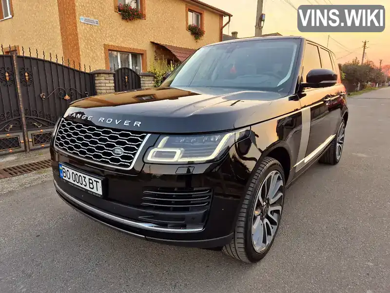 SALGA2BJ5JA392829 Land Rover Range Rover 2018 Внедорожник / Кроссовер 4.37 л. Фото 1