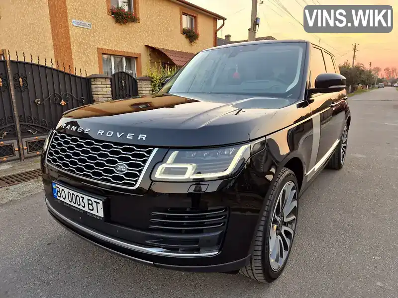 SALGA2BJ5JA392829 Land Rover Range Rover 2018 Внедорожник / Кроссовер 4.37 л. Фото 2