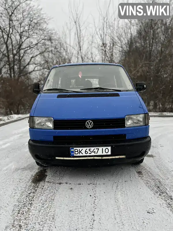 Мінівен Volkswagen Transporter 1997 1.9 л. Ручна / Механіка обл. Рівненська, Рівне - Фото 1/21