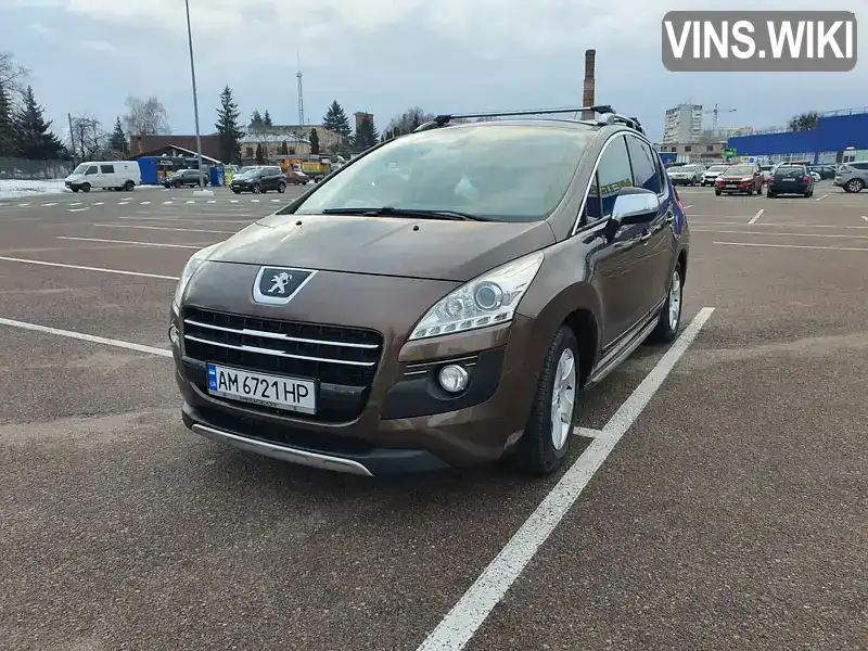 Позашляховик / Кросовер Peugeot 3008 2013 2 л. Автомат обл. Житомирська, Житомир - Фото 1/21