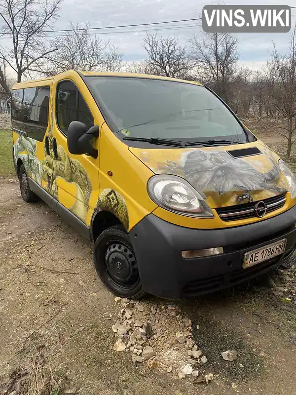 W0LF7ABA54V613664 Opel Vivaro 2004 Мінівен 1.87 л. Фото 1