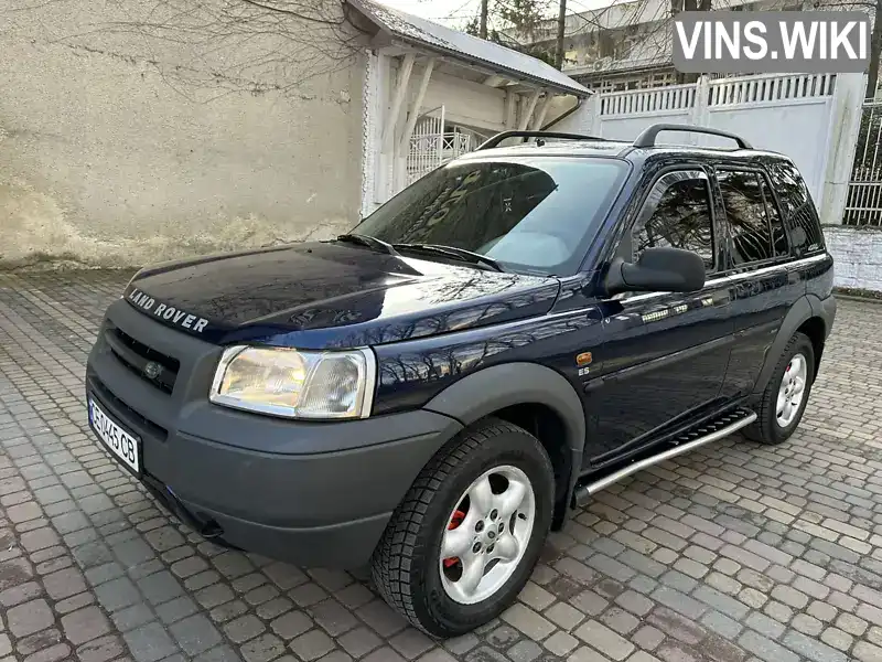 Позашляховик / Кросовер Land Rover Freelander 2002 1.95 л. Автомат обл. Чернівецька, Чернівці - Фото 1/21