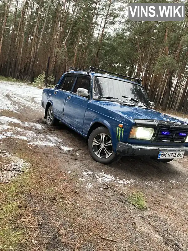 Седан ВАЗ / Lada 2107 2002 1.6 л. обл. Рівненська, Володимирець - Фото 1/16