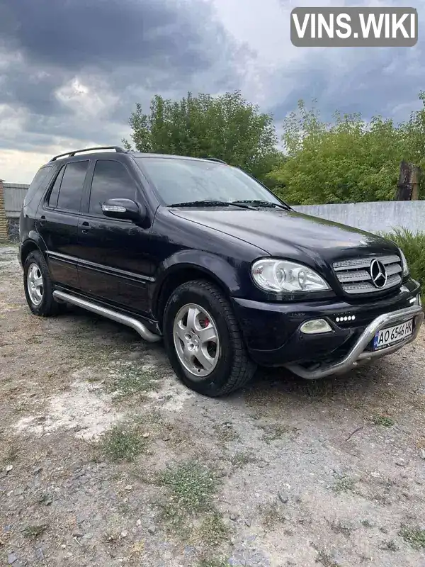 Позашляховик / Кросовер Mercedes-Benz M-Class 2002 2.69 л. Автомат обл. Черкаська, Ватутіне - Фото 1/17