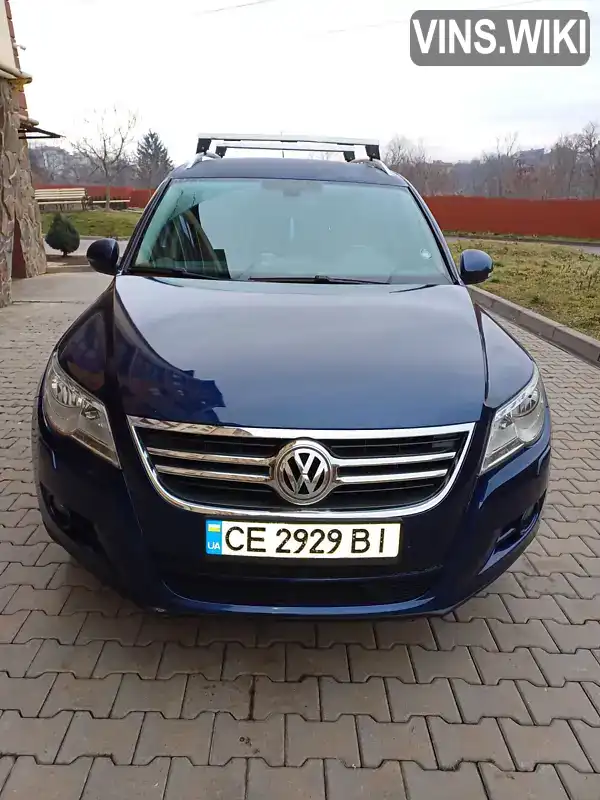 Внедорожник / Кроссовер Volkswagen Tiguan 2010 1.97 л. Автомат обл. Черновицкая, Черновцы - Фото 1/20