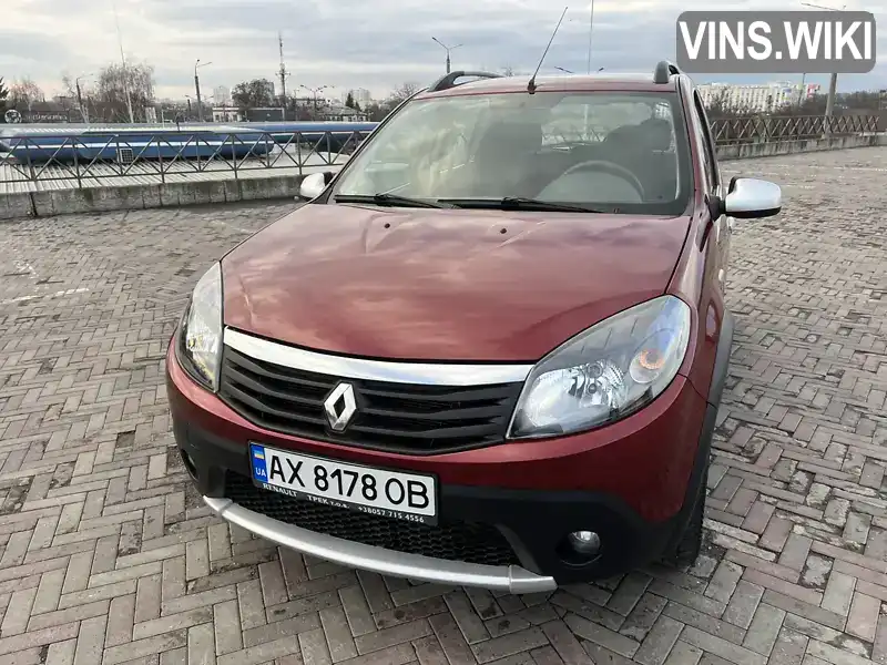 Позашляховик / Кросовер Renault Sandero StepWay 2011 1.6 л. Ручна / Механіка обл. Харківська, Харків - Фото 1/19