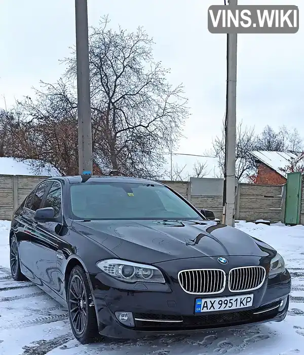 Седан BMW 5 Series 2012 3 л. Автомат обл. Харківська, Харків - Фото 1/21