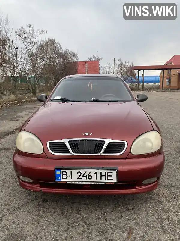 Седан Daewoo Lanos 2002 1.5 л. Ручна / Механіка обл. Полтавська, Хорол - Фото 1/8