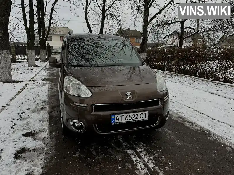 Мінівен Peugeot Partner 2012 1.56 л. Ручна / Механіка обл. Івано-Франківська, Снятин - Фото 1/21