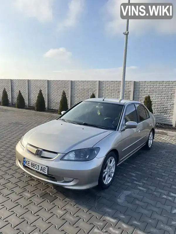 Седан Honda Civic 2004 1.34 л. Варіатор обл. Дніпропетровська, Дніпро (Дніпропетровськ) - Фото 1/14