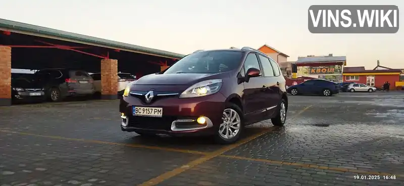 Минивэн Renault Megane Scenic 2013 1.46 л. Ручная / Механика обл. Львовская, Львов - Фото 1/21