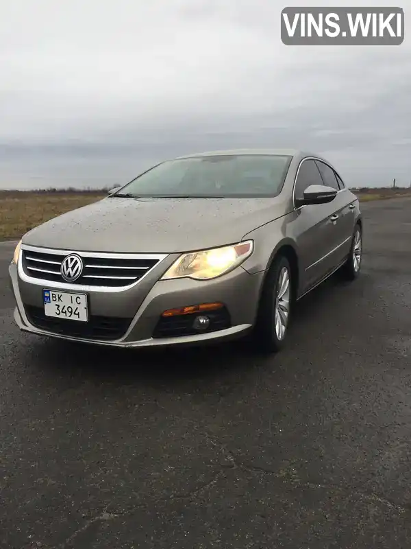 Купе Volkswagen CC / Passat CC 2010 1.98 л. Автомат обл. Рівненська, Березне - Фото 1/21