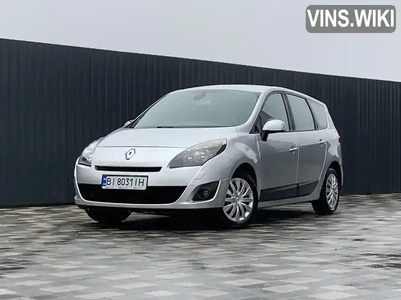 Минивэн Renault Grand Scenic 2010 1.6 л. Ручная / Механика обл. Полтавская, Полтава - Фото 1/21