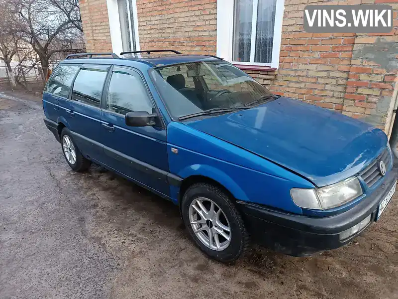 WVWZZZ31ZKE024876 Volkswagen Passat 1989 Універсал 1.9 л. Фото 2