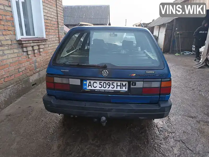 WVWZZZ31ZKE024876 Volkswagen Passat 1989 Універсал 1.9 л. Фото 4